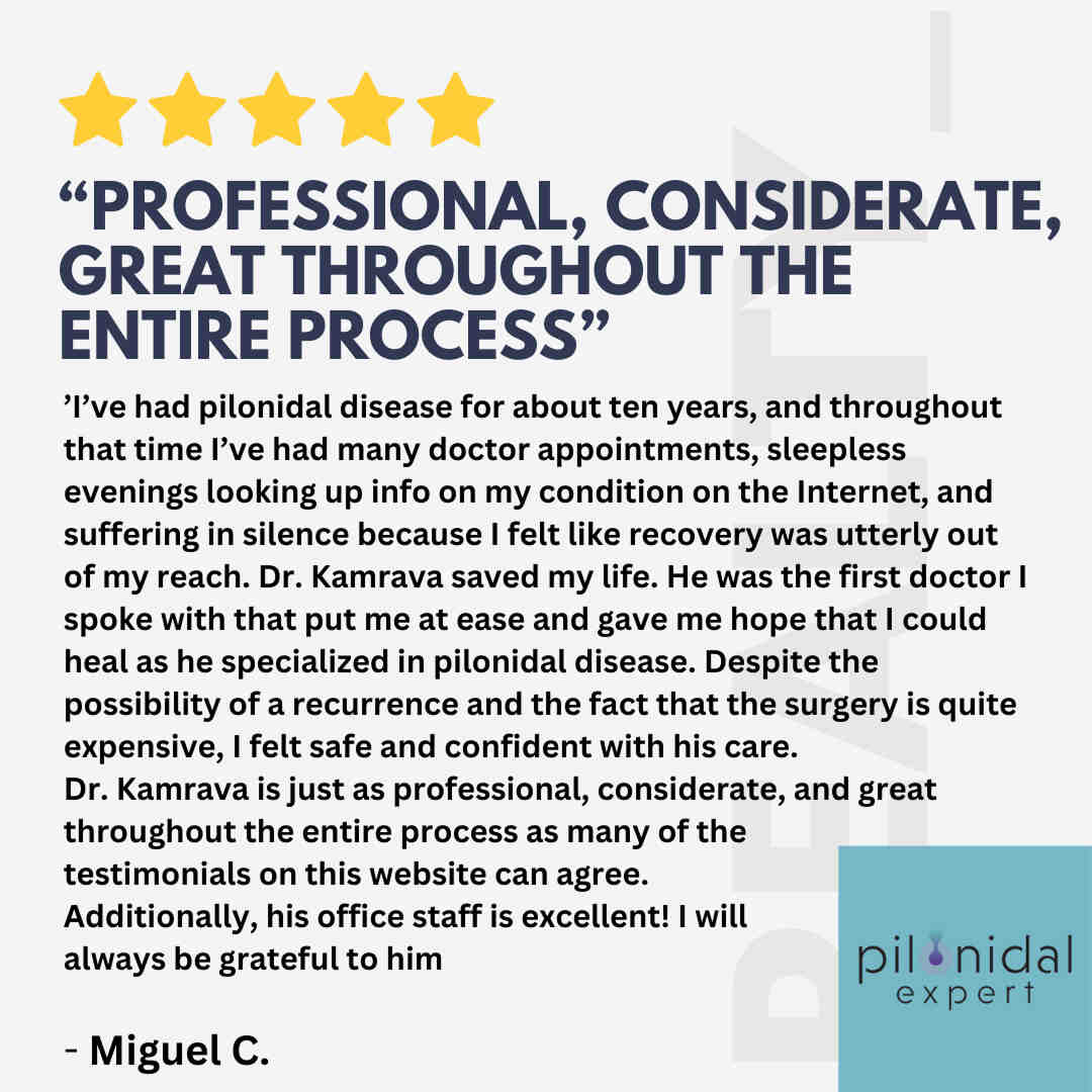 pilonidal cyst laser treatment